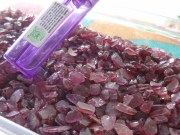 Flakes of Rhodolite Garnet