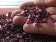 Flakes of Rhodolite Garnet