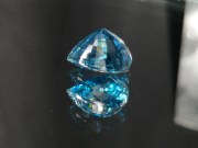 Exquisite Premium Top Grade A Large 9ct+ Blue Zircon Drop/Pear for Pendant from Cambodia