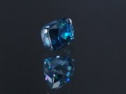 Top AAA grade color cushion cut blue Zircon with high hue saturated blue best color