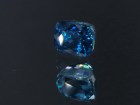 Top AAA grade color cushion cut blue Zircon with high hue saturated blue best color