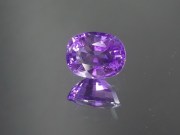 Oval Shaped Deep Purple Purple Amethyst for Sale