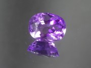 Oval Shaped Deep Purple Purple Amethyst for Sale