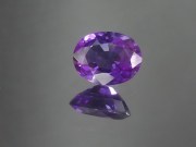 Oval Shaped Deep Purple Purple Amethyst for Sale