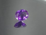 Oval Shaped Deep Purple Purple Amethyst for Sale