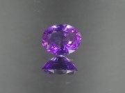 Oval Shaped Deep Purple Purple Amethyst for Sale