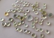 Green Prehnite Cabochons and Fancy Cut Fancy Carvings / Retail - Wholesale, moonstone from Sri Lanka