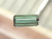 Apple green Tourmaline baguette for sale