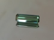 Apple green Tourmaline baguette for sale