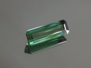 Apple green Tourmaline baguette for sale