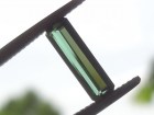 Apple green Tourmaline baguette for sale