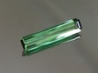 Fantastic crystal shaped elongated trapezoid green Tourmaline for sale