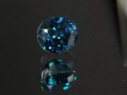 Rare blue AAA color grade best possible blue color for natural blue Zircon oval shape