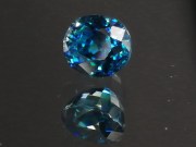 Rare blue AAA color grade best possible blue color for natural blue Zircon oval shape