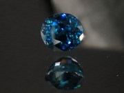 Rare blue AAA color grade best possible blue color for natural blue Zircon oval shape