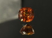 Cushion cut Hyacinth (Jacinth) Zircon (orange zircon) unheated