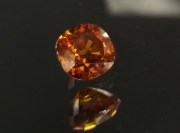 Cushion cut Hyacinth (Jacinth) Zircon (orange zircon) unheated