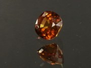 Cushion cut Hyacinth (Jacinth) Zircon (orange zircon) unheated