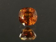 Cushion cut Hyacinth (Jacinth) Zircon (orange zircon) unheated