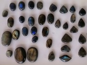 Labradorite Cabochons / Retail - Wholesale / very colorful labradorite from Madagascar