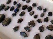 Labradorite Cabochons / Retail - Wholesale / very colorful labradorite from Madagascar