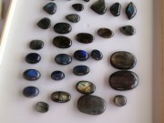 Labradorite Cabochons / Retail - Wholesale / very colorful labradorite from Madagascar