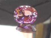 Large 12.845ct Amethyst Purple to Pink with Good Quality Oval Cut for Pendant