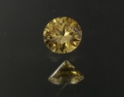 Precision 6mm brilliant cut lemon yellow zircon, perfectly cut from professional lapidary. 