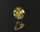 Precision 6mm brilliant cut lemon yellow zircon, perfectly cut from professional lapidary. 