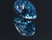 Marquise precision cut Grade B 7 carats Cambolite blue Zircon, very clean and shiny, buy the best flawless blue Zircon supplier of loose gemstones for professional jewellers. 