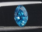 Marquise precision cut Grade B 7 carats Cambolite blue Zircon, very clean and shiny, buy the best flawless blue Zircon supplier of loose gemstones for professional jewellers. 