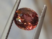 Beautiful Salmon Deep Pink to Orange 1.7ct Tourmaline