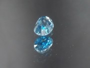 This is a grade A best color blue Zircon sold at a discounted price because of a tiny crack, calibration is 8mm by 6mm. 