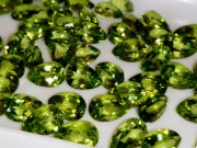 Calibrated 6x4 mm Peridot - Olivine Wholesale - Pear, Drop, Apple Green