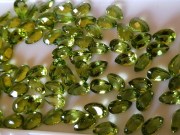 Calibrated 6x4 mm Peridot - Olivine Wholesale - Pear, Drop, Apple Green