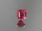 1.4cts Red to Pink Rhodolite Garnet Asscher-Square