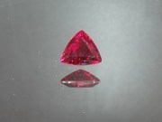 Triangle-Trillion Rhodolite Garnet Lose Gemstone Perfect for a Ring or Pendant