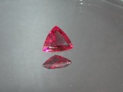 Triangle-Trillion Rhodolite Garnet Lose Gemstone Perfect for a Ring or Pendant