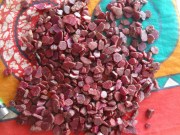 Affordable lot of Natural Red and Pink Ruby crystals and flakes from Mozambique