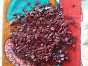 Affordable lot of Natural Red and Pink Ruby crystals and flakes from Mozambique