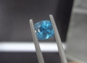 Grade B High Hue Sky Blue Zircon from Cambodia