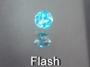 Swiss Blue Zircon, Very Clean and Shiny, Round Cut, 7mm