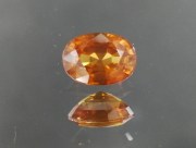 Best color for this vivid orange oval natural Zircon from Cambodia