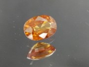 Best color for this vivid orange oval natural Zircon from Cambodia