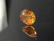 Best color for this vivid orange oval natural Zircon from Cambodia