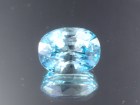 Very Shiny and Affordable, Perfectly Clean Oval Blue Zircon from Cambodia