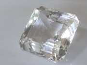 Large 44 Carats Square Cut White Topaz from Sri Lanka