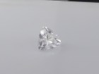 Perfect Trillion Diamond style cut white Zircon from Cambodia 