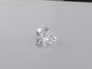 Perfect Trillion Diamond style cut white Zircon from Cambodia 