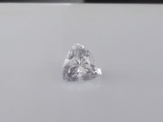 Perfect Trillion Diamond style cut white Zircon from Cambodia 